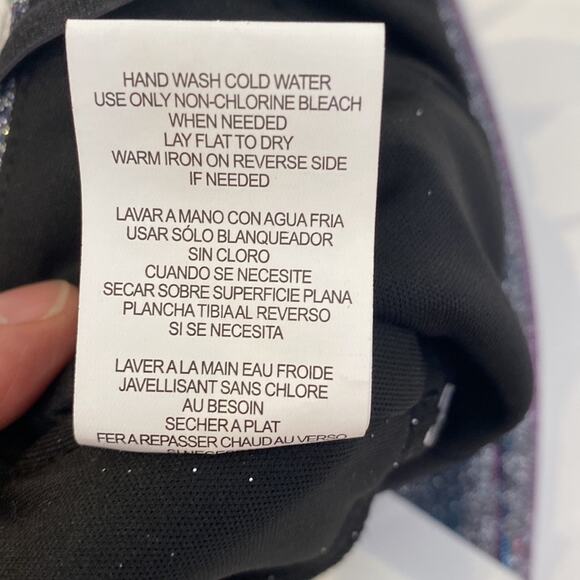 Speechless Juniors' Metallic Bodycon Dress NWT Sz 1 Polyester Sparkling Stretchy - Picture 8 of 13